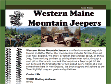 Tablet Screenshot of jeepmaine.com